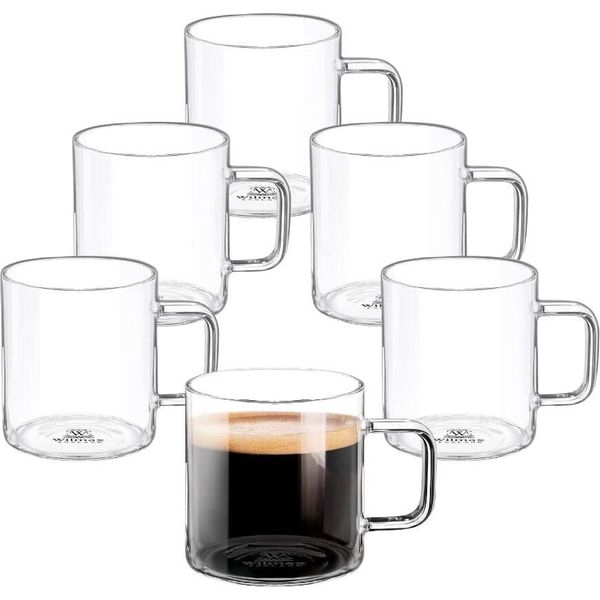 Wilmax Set Di 6 Bicchieri In Vetro Da 200 Ml WL-888604/A6-image