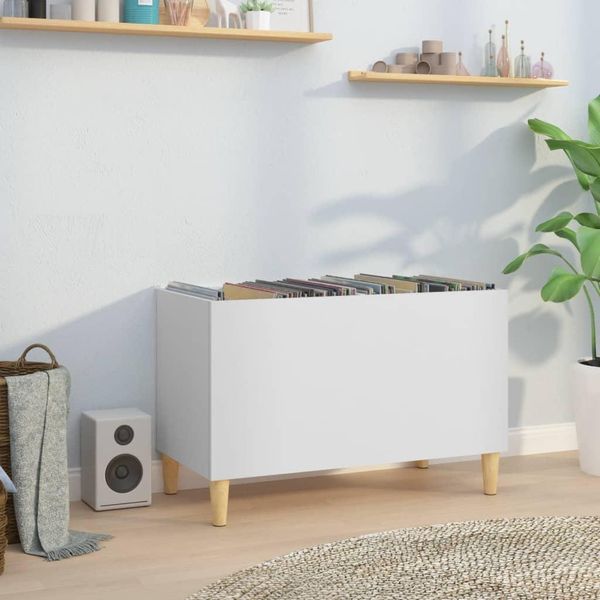 The Living Store Armadio A Pannelli Bianco 74,5X38X48 Cm Materiale A Base Di Legno-image