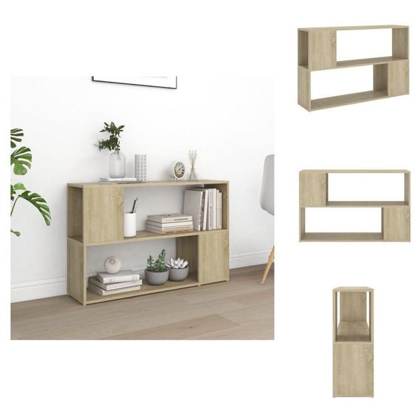 Vidaxl Libreria Rovere Sonoma 100X24X63 Cm In Materiale Ligneo - Librerie E Scaffalature-image