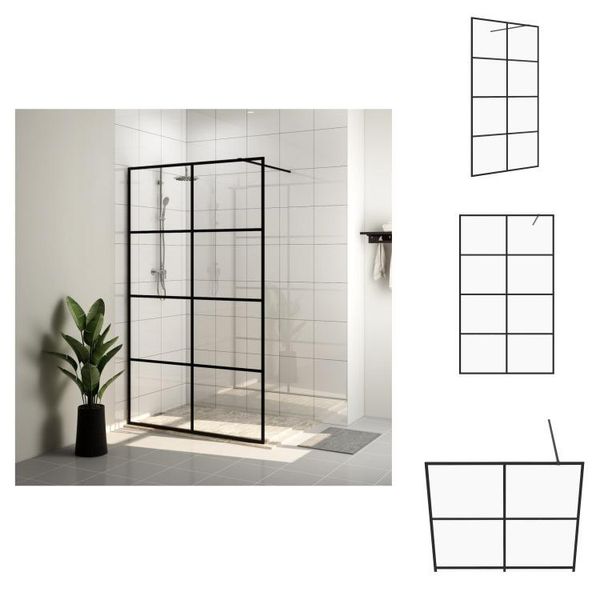 Vidaxl Schermo Doccia Per Cabina Doccia Con Vetro Trasparente Esg 140X195 Cm - Schermi Doccia-image