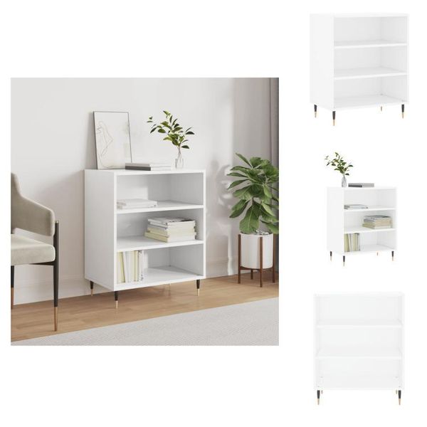 Vidaxl Credenza Bianca 57X35X70 Cm Materiale A Base Di Legno - Credenze-image