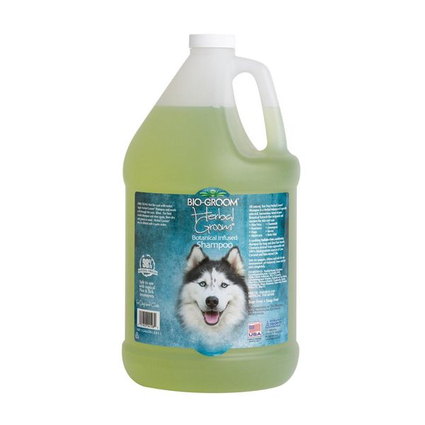 Biogroom Herbal Groom Shampoo Senza Lacrime E Senza Solfati, Concentrato 1:4, 3,8 L (Diluito 19 L)-image