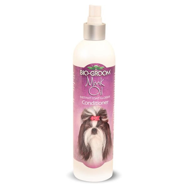 Biogroom Olio Di Visone Spray Condizionatore Per Cappotto, Concentrato 1:4, 355 Ml (Diluito 1,8 L)-image