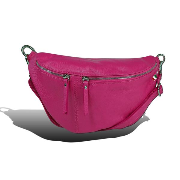 Cintura Borsa Rosa Fucsia Florence Tracolla Pelle Coordinata D2OTF820P-image