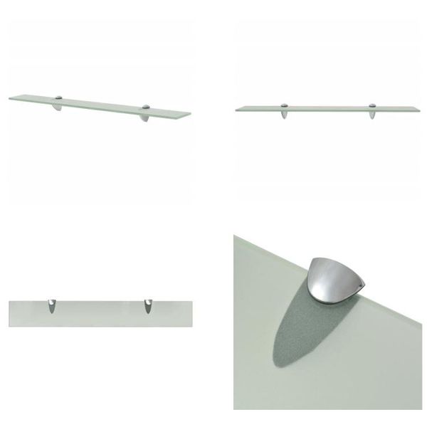 Vidaxl Mensola Galleggiante In Vetro 70X10 Cm 8 Mm - Mensola Galleggiante - Mensole Galleggianti - Mensola A Muro - Mensole A Muro-image