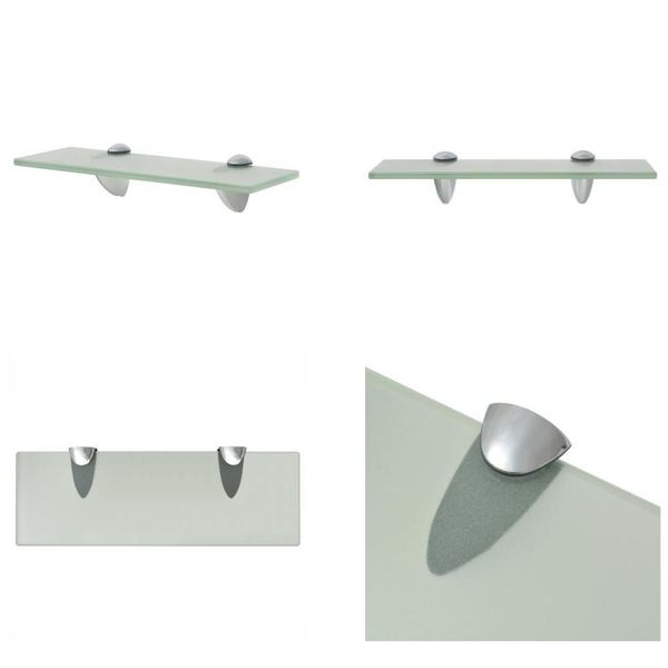 Vidaxl Mensola Galleggiante In Vetro 30X10 Cm 8 Mm - Mensola Galleggiante - Mensole Galleggianti - Mensola A Muro - Mensole A Muro-image