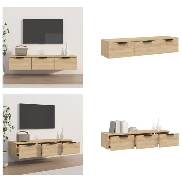 Vidaxl Armadio A Muro Rovere Sonoma 102X30X20 Cm Materiale Legno - Armadio A Muro - Armadi A Muro - Armadio A Muro - Armadi A Muro-image