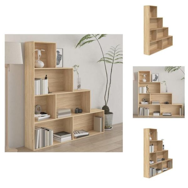 Vidaxl Libreria/Divisorio Sonoma Rovere 155X24X160 Cm In Legno - Librerie E Librerie-image