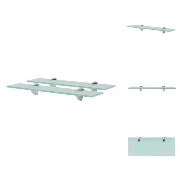 Vidaxl Mensole Galleggianti 2 Pz. Vetro 50X20 Cm 8 Mm - Mensole A Muro-image