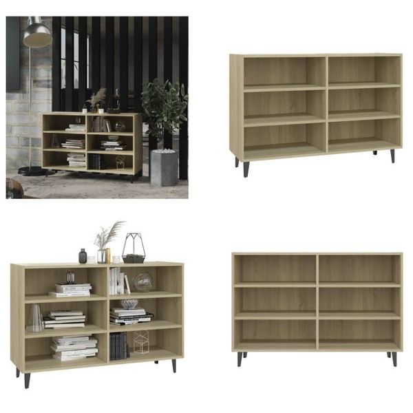Vidaxl Credenza Rovere Sonoma 103,5X35X70 Cm In Legno - Credenza - Credenze - Armadi - Credenze-image