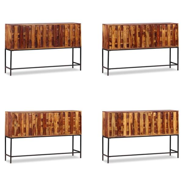 Vidaxl Credenza In Legno Massiccio 120 X 30 X 80 Cm - Credenza - Credenze - Credenze - Credenze - Madie-image
