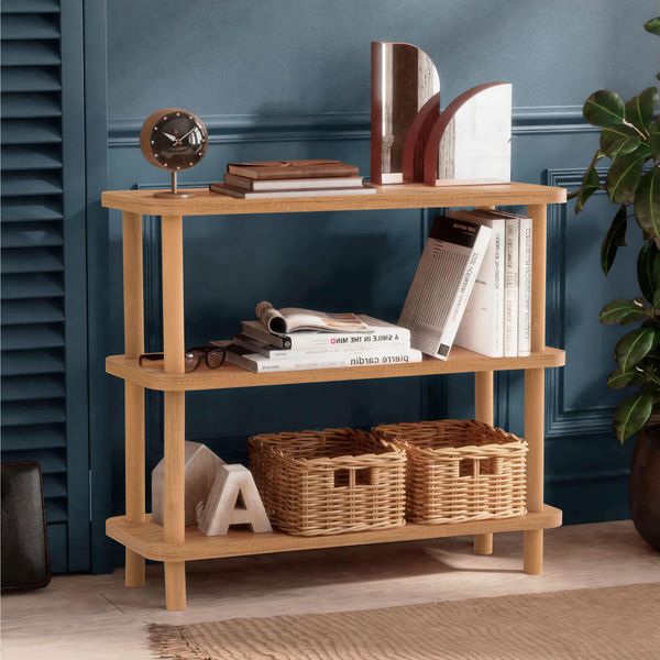Skye Decor, Step, Libreria, Pino Atlantico, 80 X 75 X 28 Cm-image