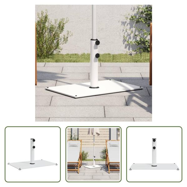 The Living Store Supporto Per Ombrellone Ø32/38/48 Mm Palo 15 Kg Rettangolare-image