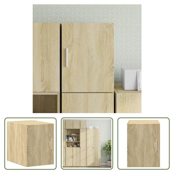 The Living Store Armadio A Muro Rovere Sonoma 30X42,5X40 Cm Materiale Legno-image