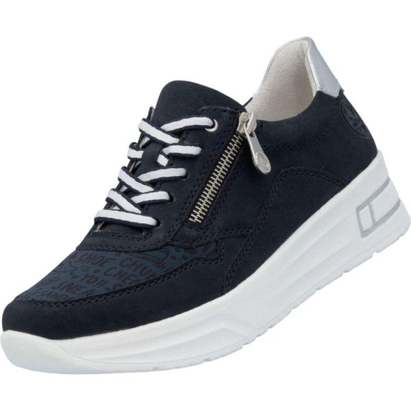 Rieker Namur/Scubavana, Scarpa Stringata Da Donna In Blu, Misura 37-image