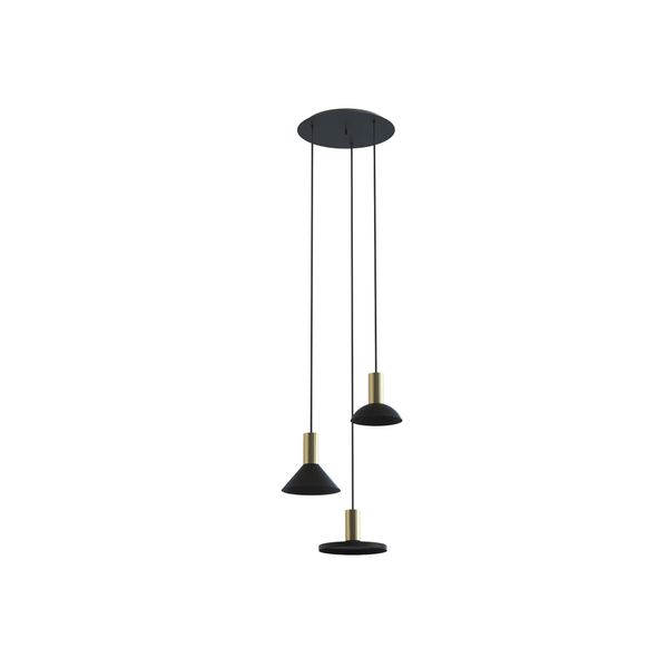 Nowodvorski Hermanos Lampadario A Sospensione 8030 Acciaio, Nero-image