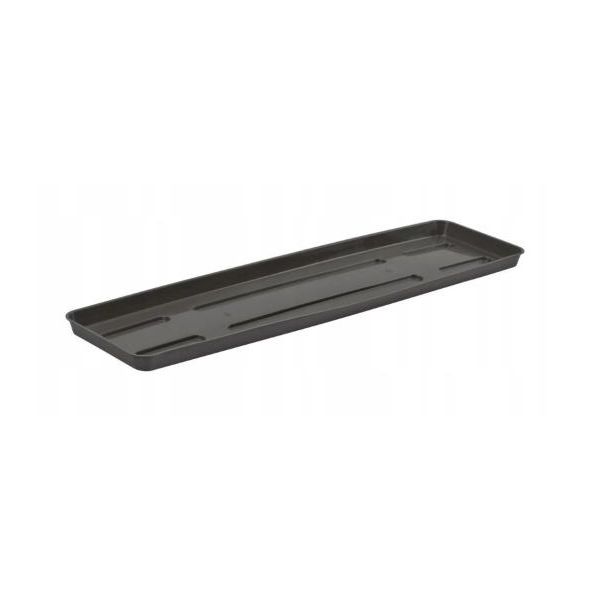 Portavaso In Plastica Grafite 56 Cm-image