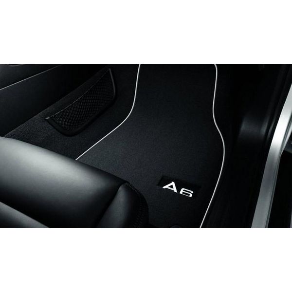 4X Tappetini In Tessuto Velours Premium Originali Audi Set Per Audi A6 4G C7-image