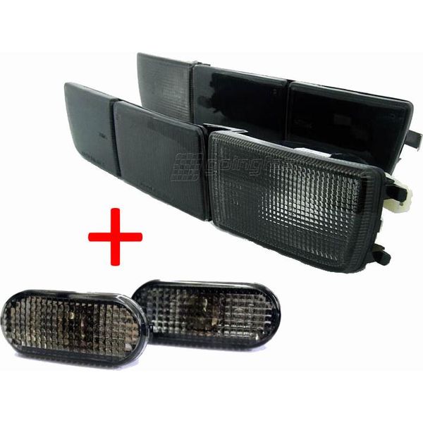 2X Indicatori Di Direzione Anteriori + Indicatori Paraurti Lunghi Paraurti In-image