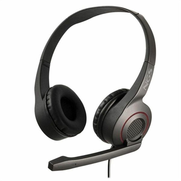 Ngs Auricolare Gaming Cablato Stereo Sovraurale Con Microfono Nero Per Xbox Playstation Pc-image