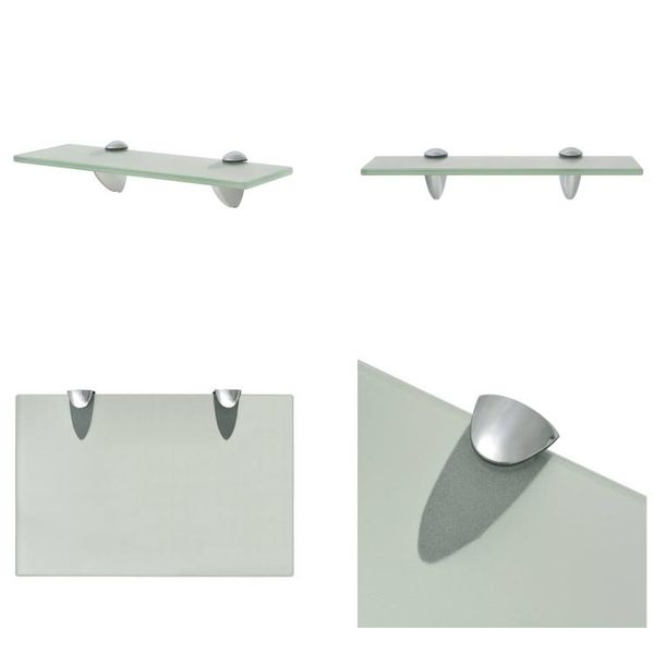 Vidaxl Mensola Galleggiante In Vetro 30X20 Cm 8 Mm - Mensola Galleggiante - Mensole Galleggianti - Mensola A Muro - Mensole A Muro-image