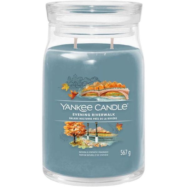 Yankee Candle - Candela Firmata Evening Riverwalk - Candela Profumata 567,0G-image