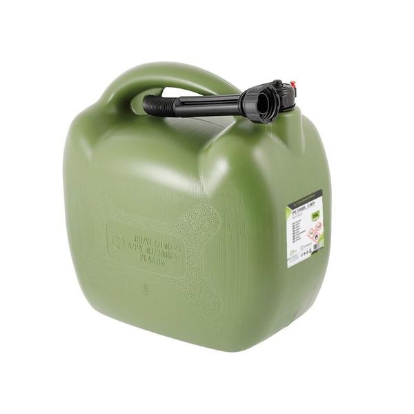 Tanica Di Plastica Per Carburante, 20L, Ovale, Kaki-image