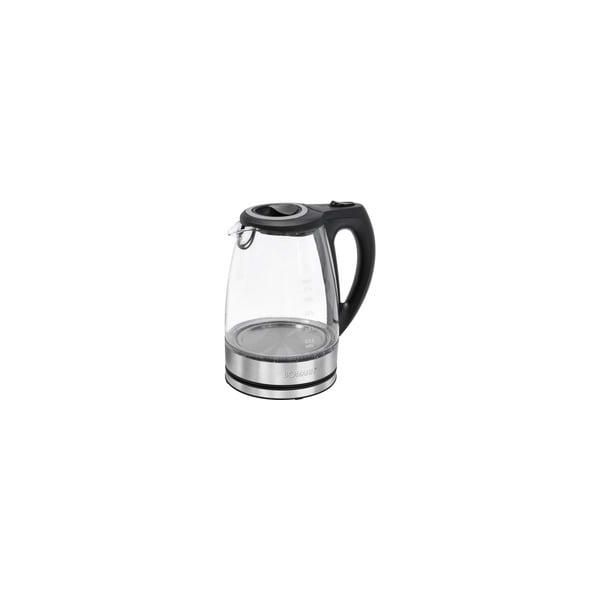 Glas-Wasserkocher Wks 6032 G Edelstahl/Schwarz, 1,7 Liter, 2.200 Watt-image