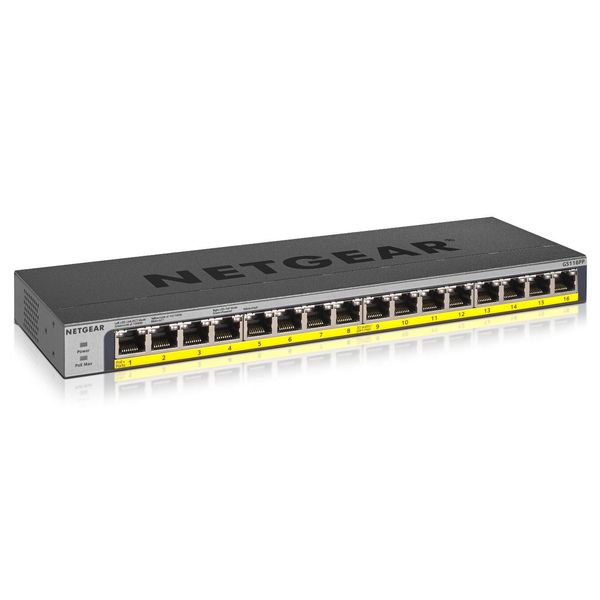 Netgear Switch 16X Ge GS116PP-100EUS Unmanaged Poe-image