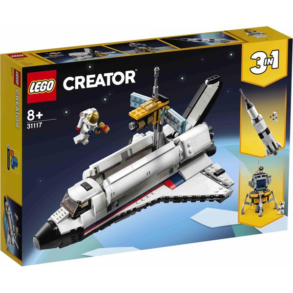 Lego 31117 3-In-1 Space Shuttle Adventure Giocattolo Spaziale Per Bambini Dagli 8 Anni In Su Con Figura Di Astronauta-image