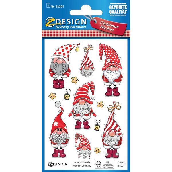 Avery Zweckform 52094 Avery Zweckform Zdesign Adesivo Natalizio "Babbo Natale Segreto"""-image