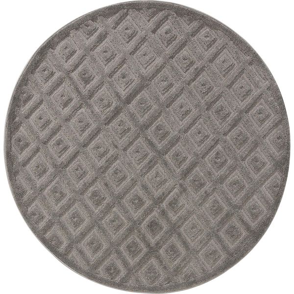 Tappeto Interiyou Lecce Grigio Chiaro D1 ø 160 Cm-image