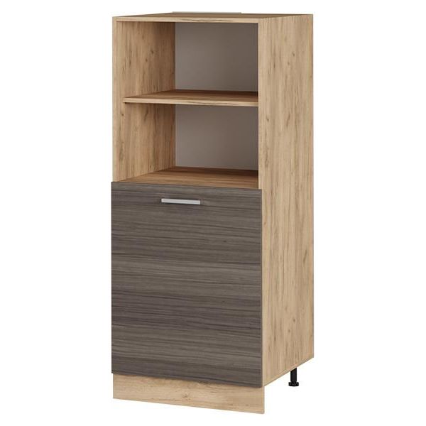 Vicco Mobile Per Forno Da Incasso R-Line, 60 Cm, Grigio Nobile/Quercia Dorata-image