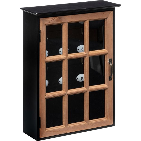 SchlüSselkasten "Milana"" Holz & Kiefer - Schwarz - H.39 -5 Cm - Atmosphera Interior Designer"-image