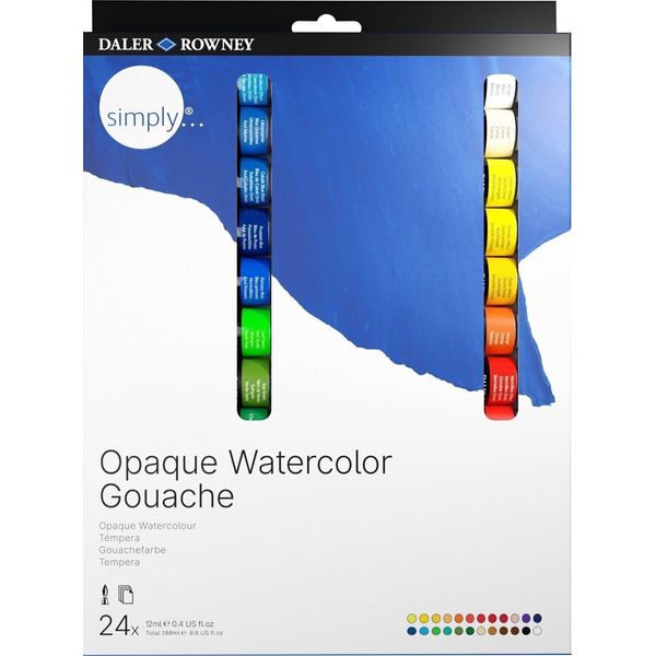 Daler Rowney Simply Set Di Colori Ad Acquerello 24 X 12 Ml-image