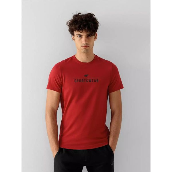 4F Magliette SS23TTSHM539CZERWONY, 4FSS23TTSHM539CZERWONY, Taglia: 185-image