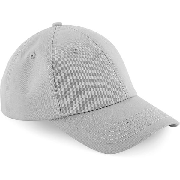 Beechfield B59 | Authentic Baseball Cap / 6-Panel-Design - Farbe: Grigio Chiaro - Taglia: Taglia Unica-image