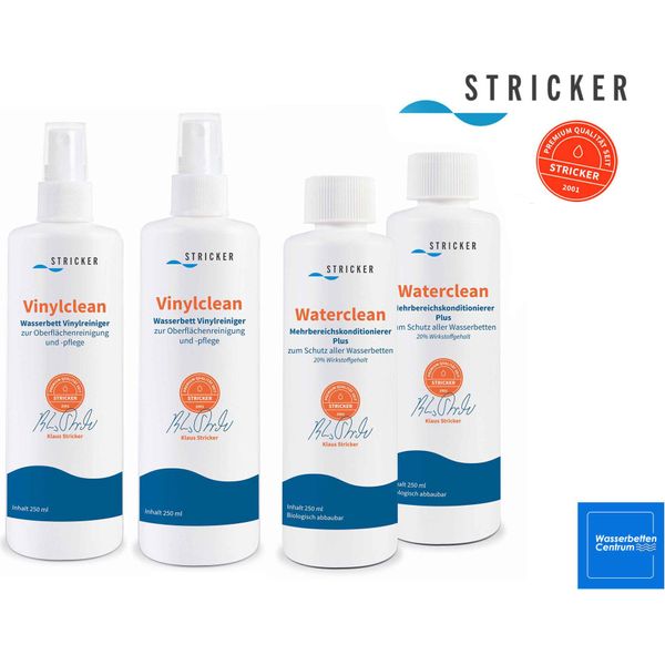 Balsamo Per Letto Ad Acqua Waterclean - Cura Del Letto Ad Acqua Vinylclean - Confezione Doppia-image