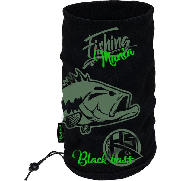 Hotspot Design Snood Zander Fishing Mania, Taglia Unica, Nero, Sciarpa, 010101999-image