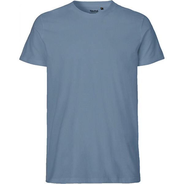 Neutral O61001 | Maglietta Uomo Aderente + Gots - Colore: Dusty Indigo - Taglia: Xxl-image