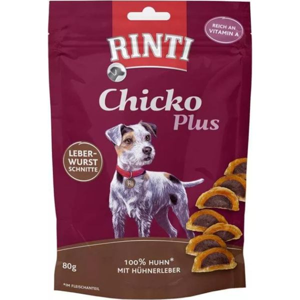 Rinti 80Gx12 Chicko Plus Fegato Di Pollo Paté A Fette-image