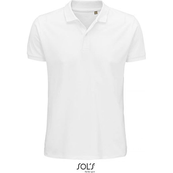 Sols 03566 | Polo Da Uomo, Planet Men Polo, 100% Cotonelogico - Colore: Bianco - Taglia: 5XL-image