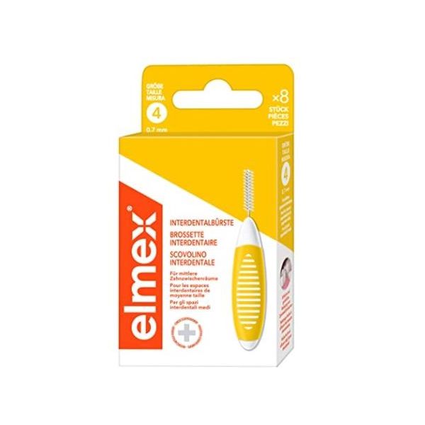 Elmex, Scovolini Interdentali, Giallo, 8 Pezzi (Prodotto Dalla Germania)-image