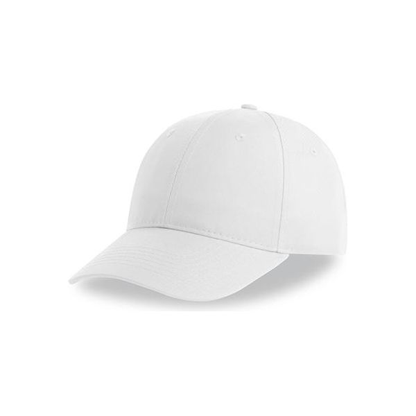 Atlantis Recs | Recy Six Cap Cappellino Da Baseball In Poliestere Riciclato - Colore: Bianco - Taglia: Unica-image