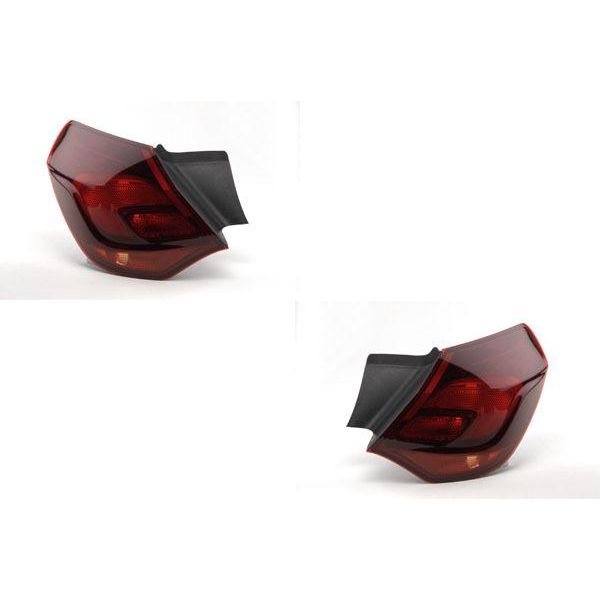 Johns, Fanale Posteriore Combinato Per Opel Astra J 12/09- Set Esterno Destro E Sinistro 1222208 1222209 13319949 1222209 1222208 13319948-image