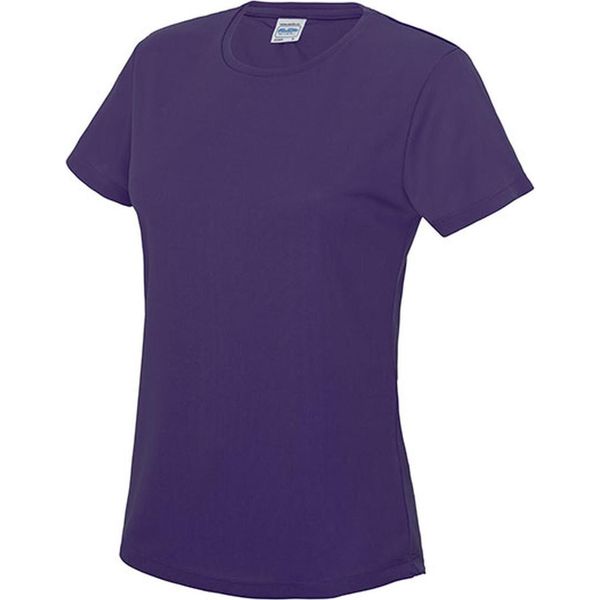 Just Cool JC005 | Girlie Cool Sport T-Shirt + Wrap - Colore: Viola - Taglia: M-image
