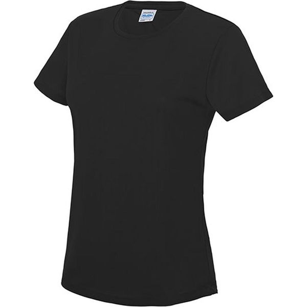 Just Cool JC005 | Girlie Cool Sport T-Shirt + Wrap - Colore: Jet Black - Taglia: L-image
