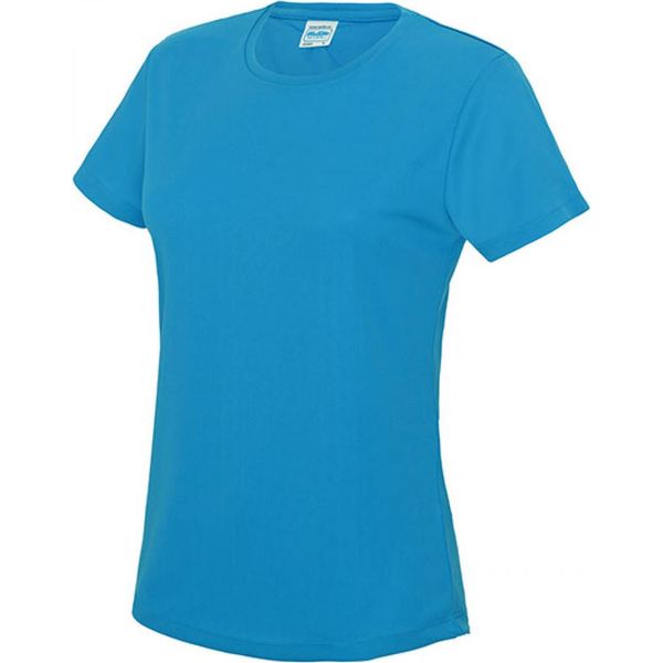 Just Cool JC005 | Maglietta Sportiva Girlie Cool + Wrap Certificata - Colore: Blu Zaffiro - Taglia: Xs-image