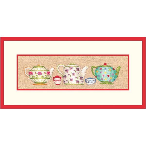 Le Bonheur Des Dames Petit Point Kit Punto Croce "Teapot Collection"", Contato, 4,5X22Cm"-image