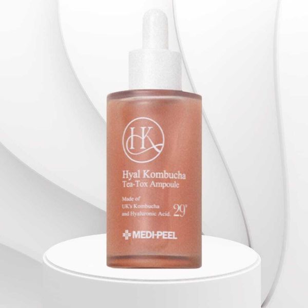 MEDI-PEEL - Hyal Kombucha Tea Tox Ampoule - Siero Idratante Con Kombucha E Acido Ialuronico - 50 Ml-image